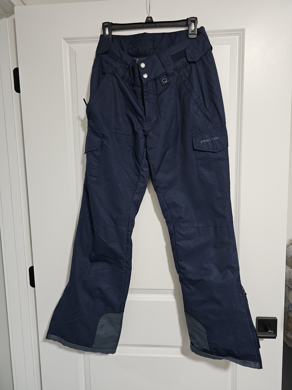 Arctix Navy Women's Cargo Snow Pants with Reinforced Cuffs